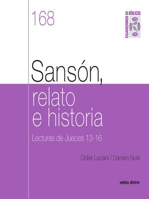 cover image of Sansón, relato e historia. Lecturas de Jueces 13-16
